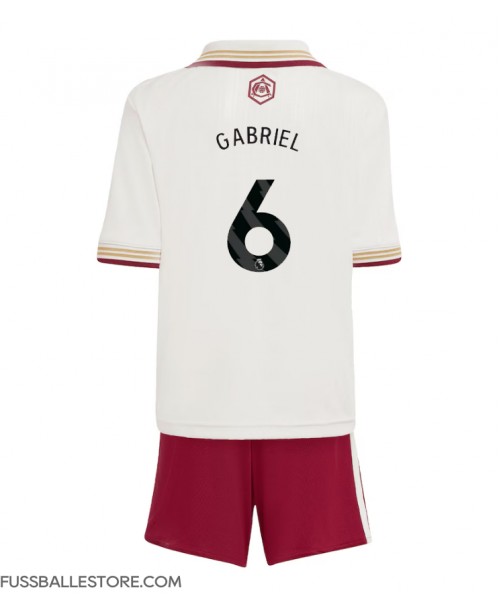 Günstige Arsenal Gabriel Magalhaes #6 3rd trikot Kinder 2025-26 Kurzarm (+ Kurze Hosen) Günstige Arsenal Gabriel Magalhaes #6 3rd trikot Kinder 2025-26 Kurzarm (+ Kurze Hosen)